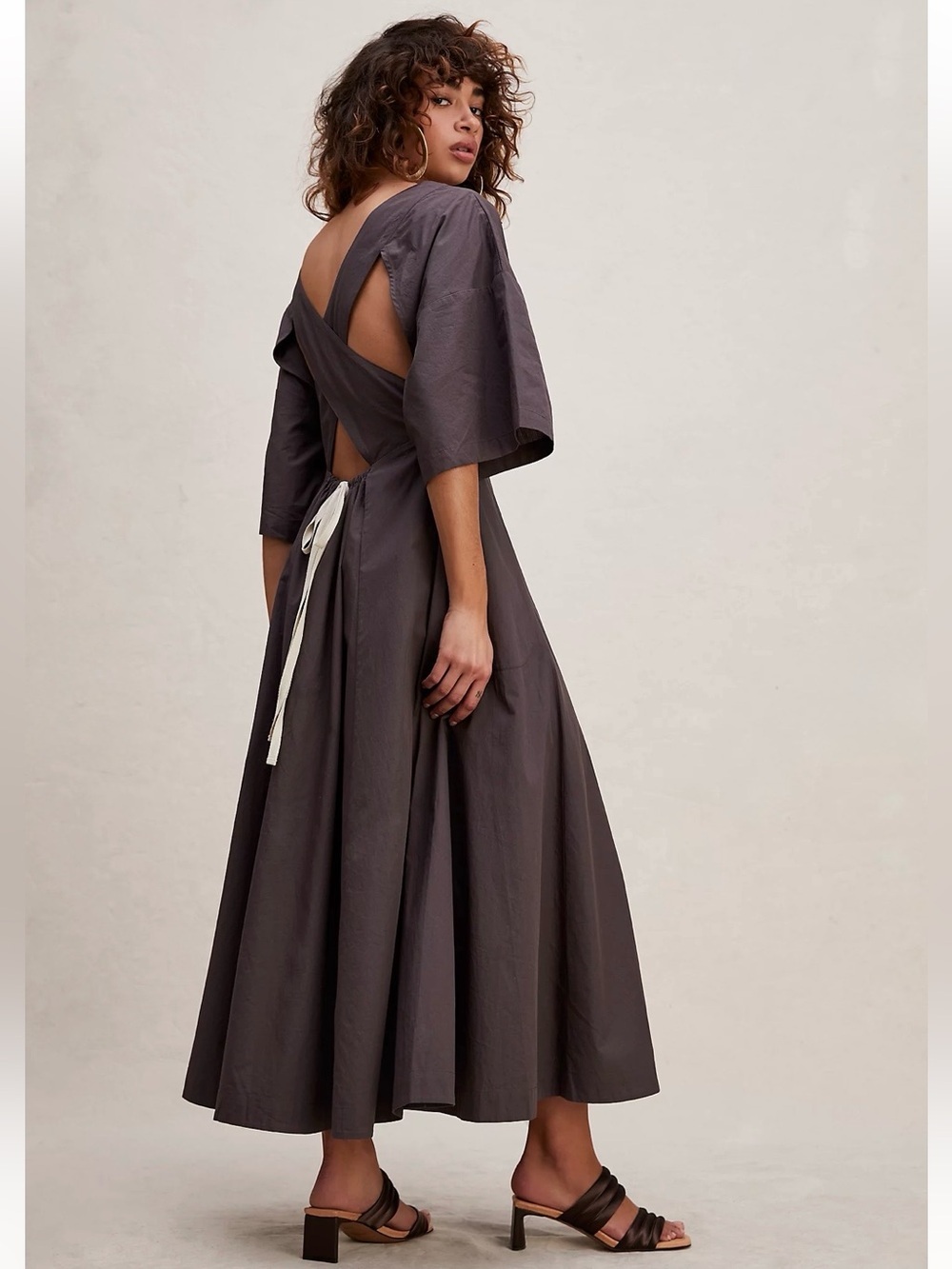 Free People Find Me Here Midi Dress Size M/L - Picture 2 of 13